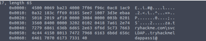 Tcpdump LDAP Traffic